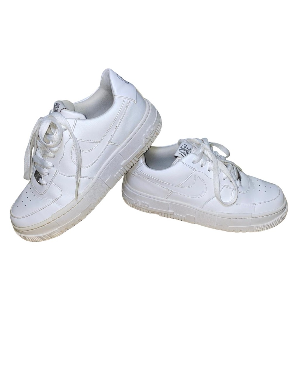 Nike Air Force 1 Low Pixel Triple White Women's Size 8 (CK6649-100)